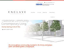 Tablet Screenshot of enclavelafayette.com